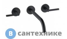 Смеситель Kludi NOVA FONTE 201463915 для умыв. на 3 от.; чёрный