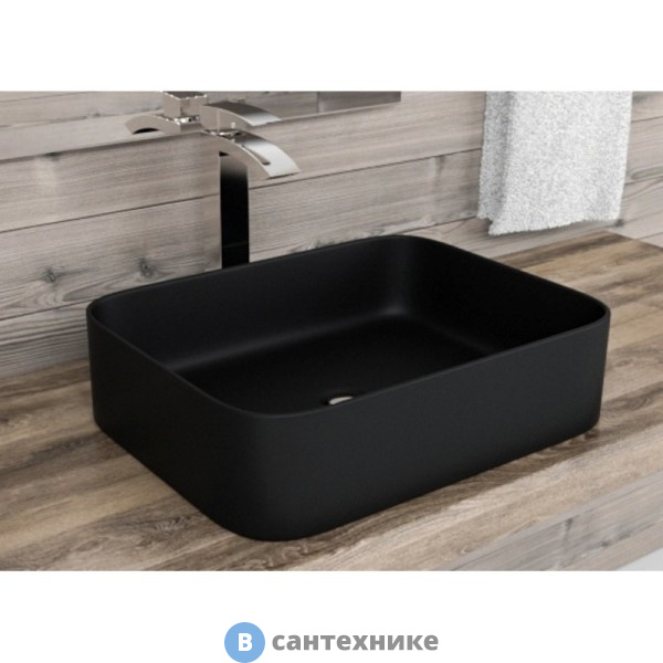 Раковина ESBANO ASTANES накладная, чёрная матовая