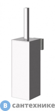 картинка Щетка Cezares PRIZMA-TBS-NOP для унитаза подвесная, металл, чёрный матовый