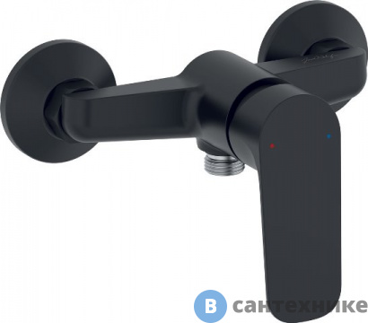 картинка Смеситель Jacob Delafon OSCAR E29843-BL для душа, матовый чёрный