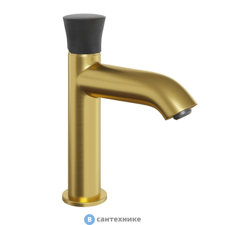 Смеситель Paini 18PJ205PZ Domus для раковины без д/к, матовое золото PVD