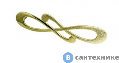 картинка Ручка-скоба Cezares Инфинити WMN602.128.DPWG Белое золото с белой крошкой (Межосевое рассто)