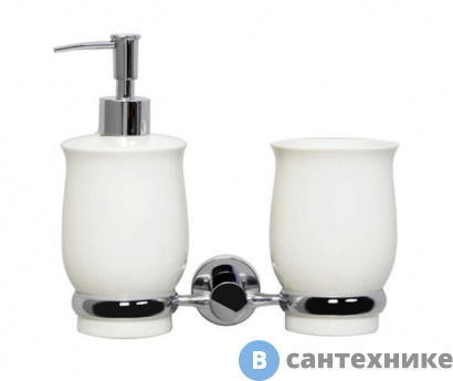 картинка Держатель стакана и дозатора WasserKRAFT K-24289