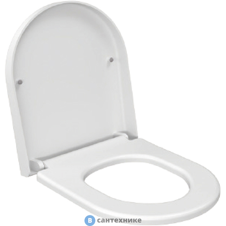 Сиденье д/унитаза Ambassador Queen 112T20101 (толстое) белое матовое