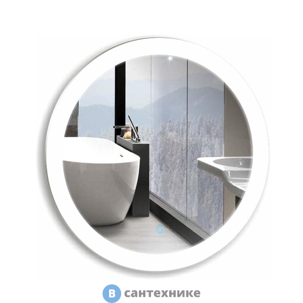 Зеркало AZARIO Перла d650 сенсор выкл (ФР-1534)