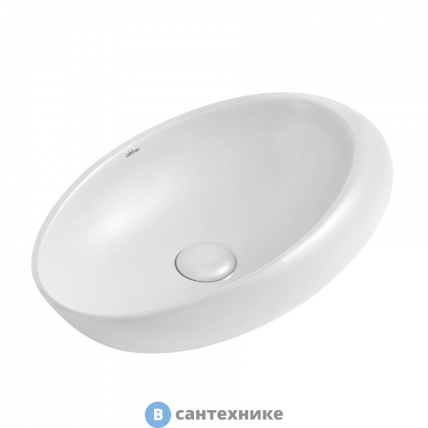 Раковина ABBER Bequem AC2107 белая накладная
