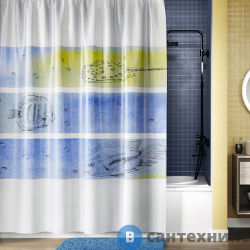 картинка Шторка WasserKRAFT Inn SC-43101 для ванной