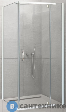 картинка Душевой уголок Royal Bath RB HPVD-T 100х90х185 (прозрачное) (RB9100HPVD-T), без поддона