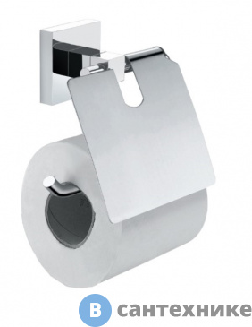 картинка Бумагодержатель AZARIO RINA с крышкой, хром (AZ-87010)