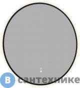 Зеркало Aquanet Контур D 770 LED TX антипар, черный (367665)