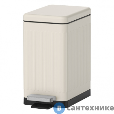 картинка Ведро WELTWASSER WW MAGY MK 15L педальное ведро. молочный белый