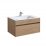 Тумба под раковину Vincea Chiara 800 подвесная, 1 выкатной ящик soft-close, N.Oak (VMC-2C800NO)