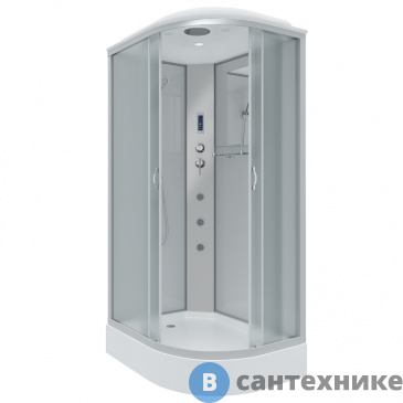 картинка Душевая кабина Niagara NG-3312-14LF (1200х800х2150) низкий поддон, стекло матовое