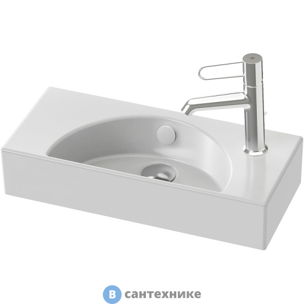 Раковина Jacob Delafon EGO112-56-00 Odeon RG 50 см*22 см (отверстие справа)