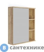 Шкаф-зеркало Onika ЛЕГРАН дуб галифакс 50.00 универсальный // (205022)