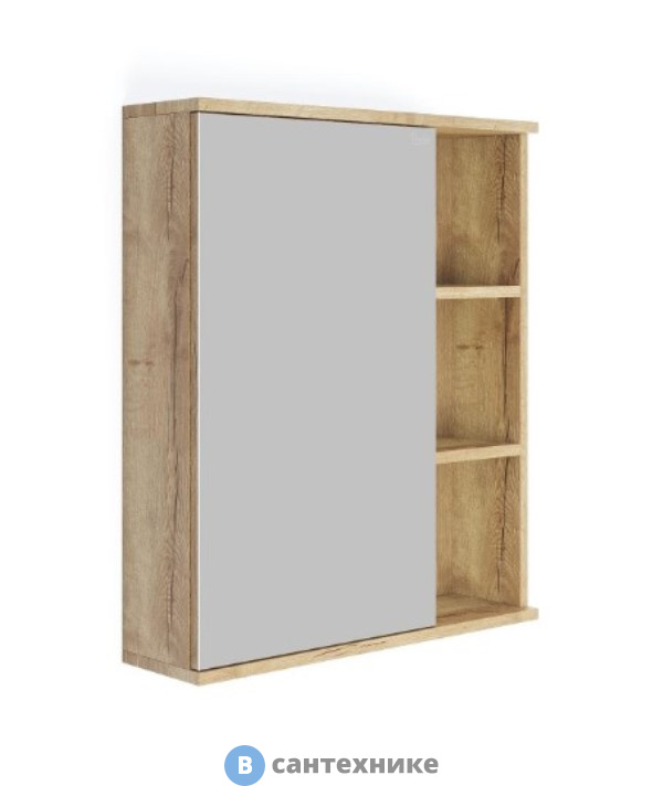 Шкаф-зеркало Onika ЛЕГРАН дуб галифакс 50.00 универсальный // (205022)