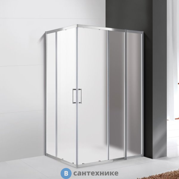 Душевой уголок Cezares MOLVENO-AH-21-100+30-P-Cr без поддона