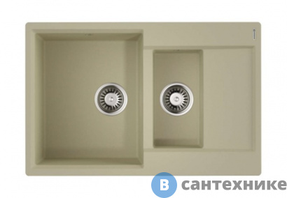 картинка Кухонная мойка OMOIKIRI Daisen-78-2-BE ваниль (4993328)