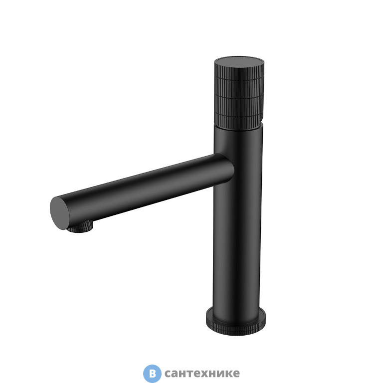 Смеситель Vincea Groove VBF-4G1MB для раковины, черный