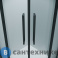 картинка Душевое ограждение Grossman Cosmo 301.K33.02.9090.21.00 (90*90*195) полукруг, раздвижн, черн. матов, стекло прозрачн., без поддона