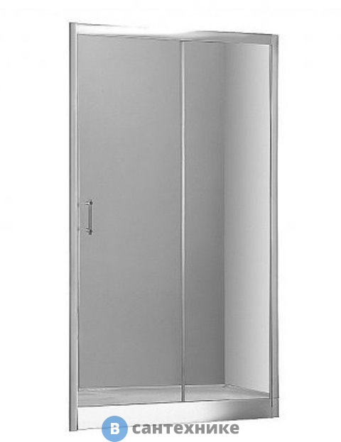 Откатная дверь Aquanet NAA6121 Alfa (1200х2000) стекло прозрачное хром (168420)