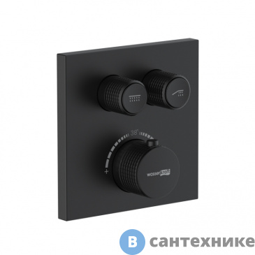 картинка Смеситель WasserKRAFT Elbe 7448 Thermo Термостатический для ванны и душа