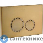 Кнопка смыва Boheme 657 для инсталляции, пластик bronze глянец, круглая