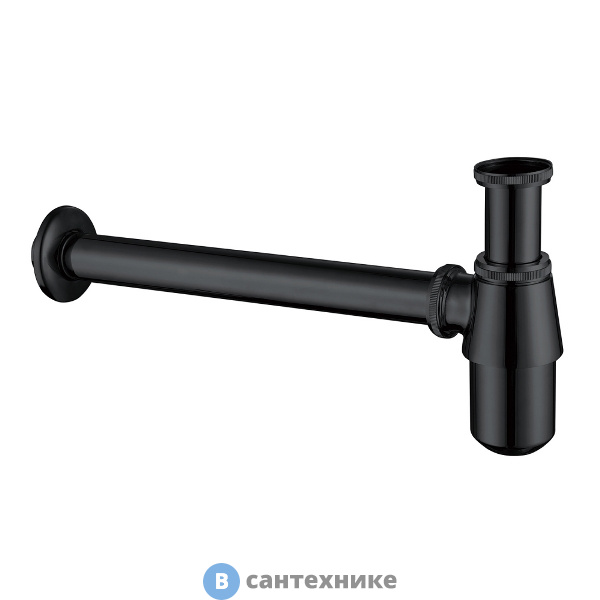 Сифон для раковины ABBER AF0032B чёрный матовый