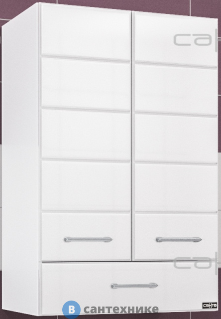 Шкаф подвесной СанТа Омега 480*900 1 ящ. над стиральной машиной (407004)