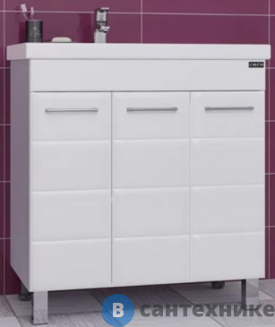 картинка Тумба под раковину СанТа Омега-80 П напол. для ум. Фостер 80 П (207051)