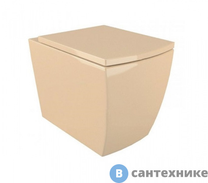 картинка Унитаз подвесной Arcus G-050 бежевый (без сиденья)