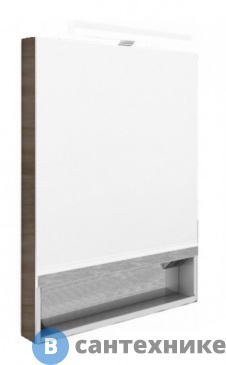 картинка Зеркальный шкаф Roca GAP ZRU9302845 тиковое дерево (70х12,9х85)