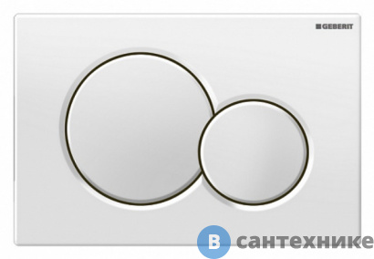 картинка Смывная клавиша Geberit SIGMA 01 115.770.11.5 (пластик/бел)