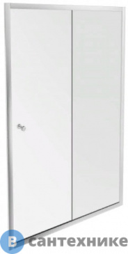 картинка Дверь Jacob Delafon SERENITY E14C120-GA реверсивная, стекло 6 мм, прозрачное, профиль хром /120х190/
