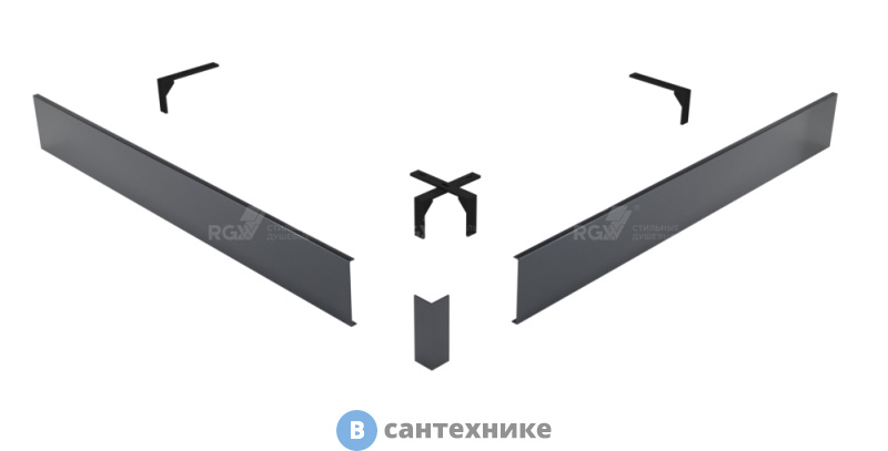 Экран для поддона RGW N/ST-01 G 90*90 (50231599-02)