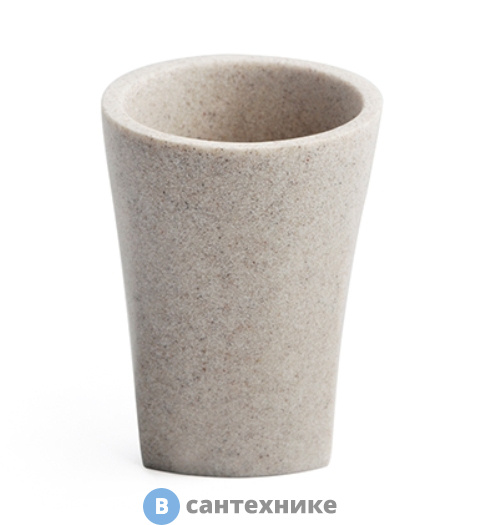 Стакан для зубных щеток WasserKRAFT Ohre K-37728 полирезин