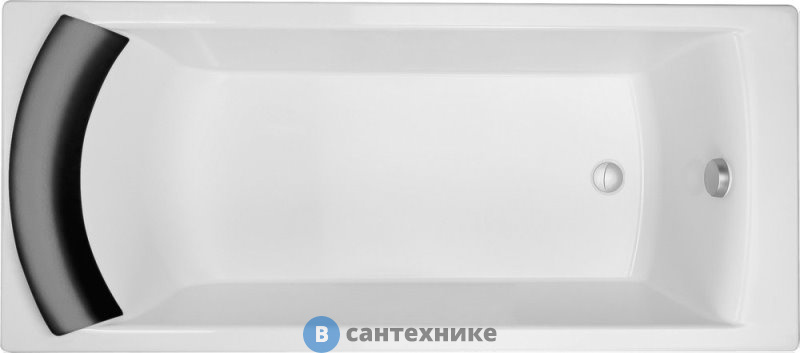 Ванна чугунная Jacob Delafon Biove E6D903-0 150x75, без подголовника ножек и сифона