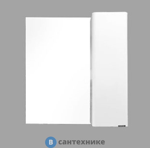 Зеркало-шкаф Comforty Амстердам-75 белый