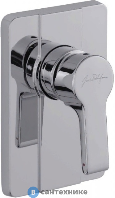 Смеситель Jacob Delafon SINGULIER E98708-CP встраиваемый, на 1 выход (хром)