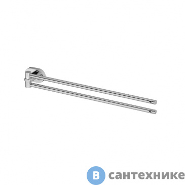 картинка Вешалка-вертушка AM.PM Sense L A7432600 двойная для полотенец, хром