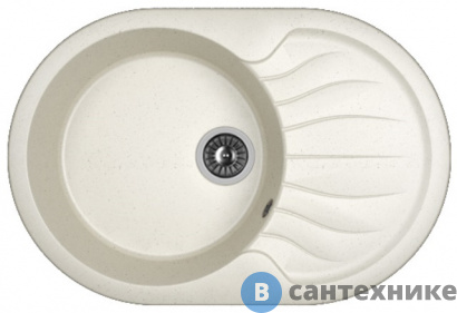 картинка Кухонная мойка Dr. Gans Берта 760, белый CMc (25.040.C0760.401)