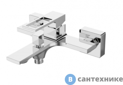 картинка Смеситель BelBagno LUCE LUC-VAS-CRM для ванны и душа, хром