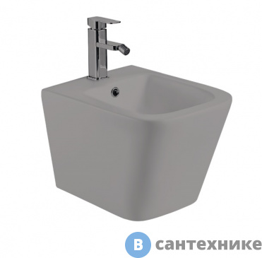 картинка Биде WELTWASSER GELBACH 005 MT-GR подвесное, серый матовый