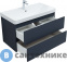 картинка Тумба под раковину Aquanet Вега 2.0 90 маренго (337950)