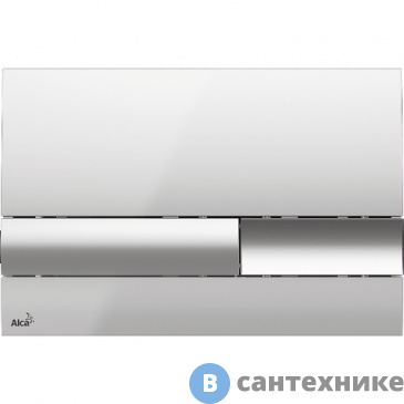 картинка Кнопка смыва AlcaPLAST M1741 (Хром-глянцевая)