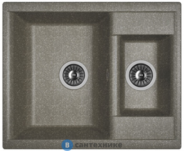 Кухонная мойка Dr. Gans Астра 620 К, чёрный СМс (25.065.D0620.407)