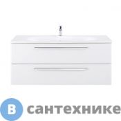 Тумба под раковину Cezares ECO подвесная с двумя выкатными ящиками, Sapfiro, 1198x472x500, ECO-1200-2C-SO-SPF-P