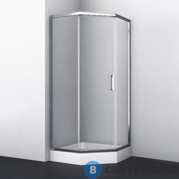 картинка Душевой уголок WasserKRAFT Naab 86S11 (900x900x2000), без поддона