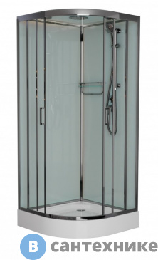 картинка Душевая кабина Frank F409 Brilliant низкий поддон