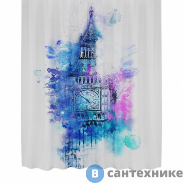 картинка Шторка WasserKRAFT Lossa SC-81103 для ванной